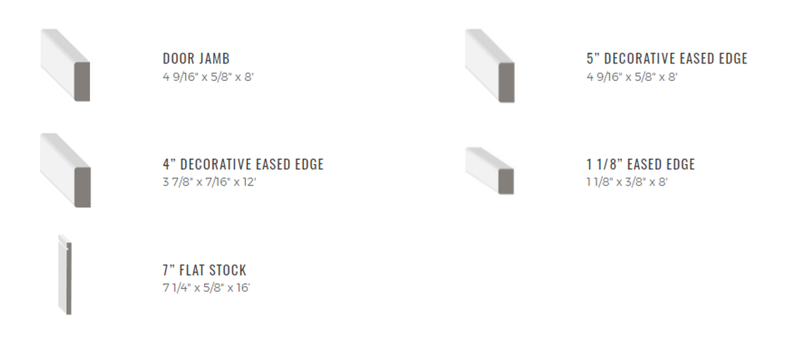 door jamb and flat stock